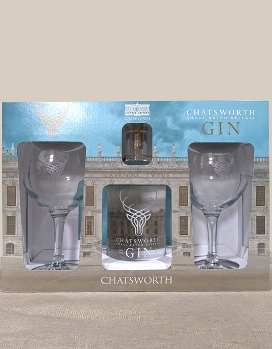 Chatsworth Gin Gift Set With Glasses