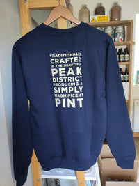 Peak Ales Sweatshirt Navy Back