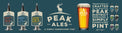 Peak Ales Large Bar Runner